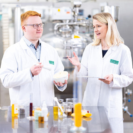 Employees in the laboratory and product development